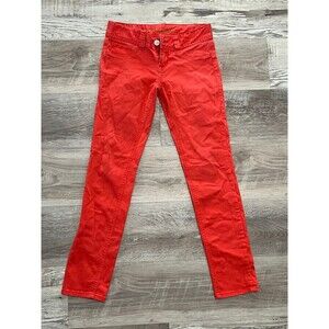 American Rag Pants Skinny Jean orangish red coral Pants size 1-S like new